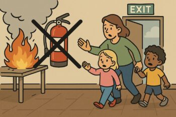 Brandschutzübung - Menschenrettung geht vor Brandbekämpfung