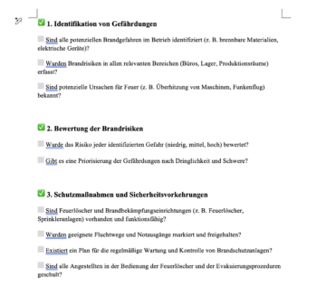 Gratis Checkliste zur Gefährdungsbeurteilung