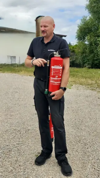 Brandschutzhelfer Schulung in Bayern mit Uwe Wahl